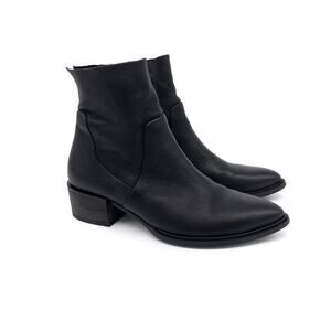 PAUL GREEN Suzette Leather Bootie Black 3.5 (6)